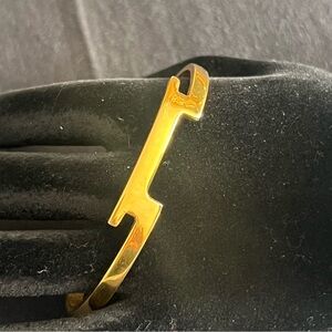 Avon Slim Geometric Gold Tone Cuff